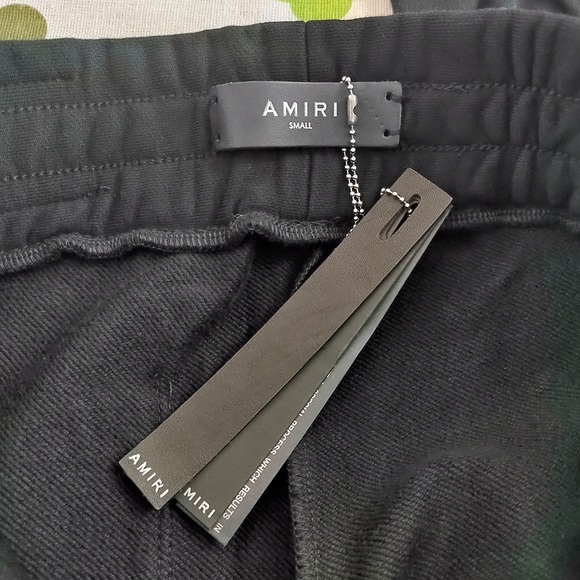 AMIRI Cherub Cupid Black Sweatpants - Picture 3 of 12